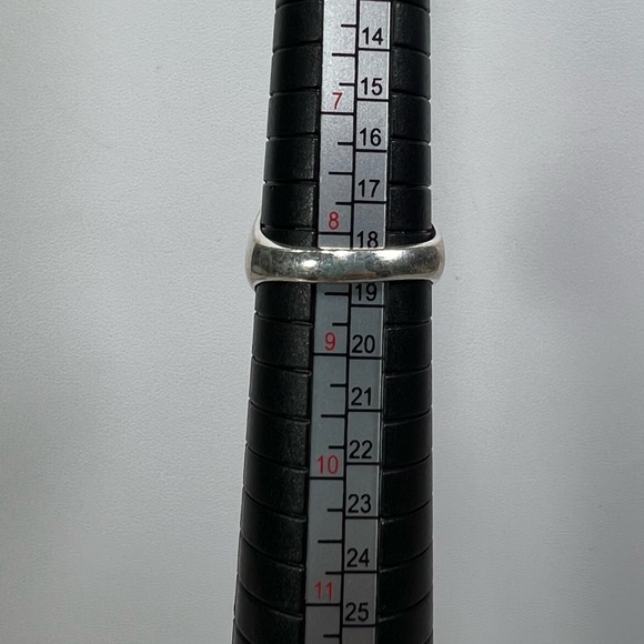 Amethyst 925 Unisex Gemstone Ring size 8.25 - Picture 3 of 6